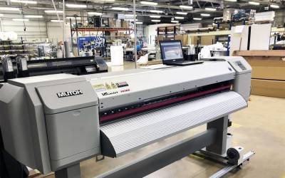 Najszybszy Mutoh ValueJet 1638X w drukarni Opinion