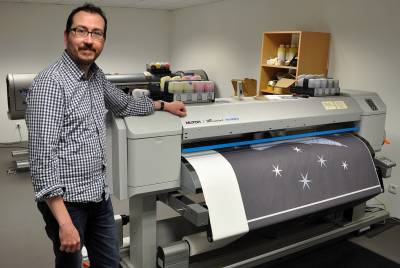 Mutoh ValueJet 1638WX i Frdric Salomez - projektant graficzny Flocmat