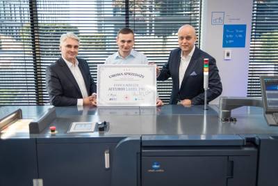 Mateusz Woniak (Konica Minolta), ukasz Kajda (Grafpress), Jarosaw Krasnodbski (Konica Minolta)