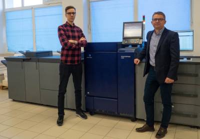 Od lewej Marcin Radecki (Digi Pres), Piotr Gural (Konica Minolta)