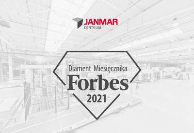 Diament Miesicznika Forbes 2021 dla Janmar Centrum