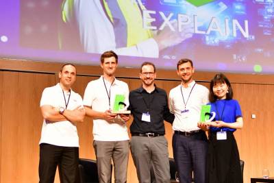 Przedstawiciele ABB i ITEA z nagrod ITEA Award of Excellence 2025 w kategorii Innowacje. Zdjcie: ITEA