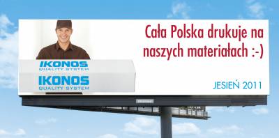 Caa Polska drukuje na materiaach Ikonos