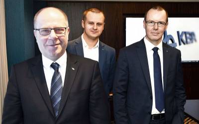 Kierownictwo firmy KBA CEE. Od lewej: Jan Korenc - prezes zarzdu, Pawe Krasowski - Marketing & Administration Manager, Grzegorz Szymczykowski - dyrektor ds. sprzeday i serwisu.