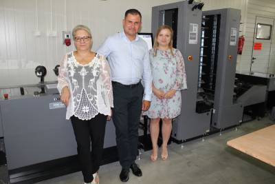 Od lewej: Iwona Ksiopolska, Arkadiusz Wojtczak, Milena Konarska