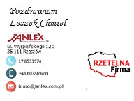 "Janlex" L. Chmiel i J. Drfler Spka Jawna